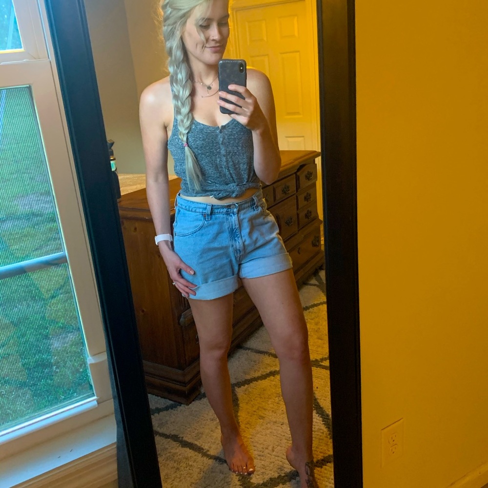 AE polka dot tank top